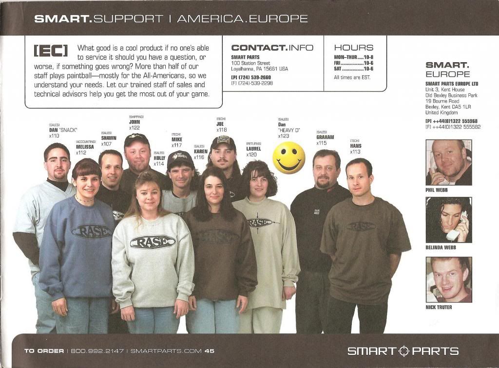 Smart Parts Complete Year 2000 Paintball Catalog